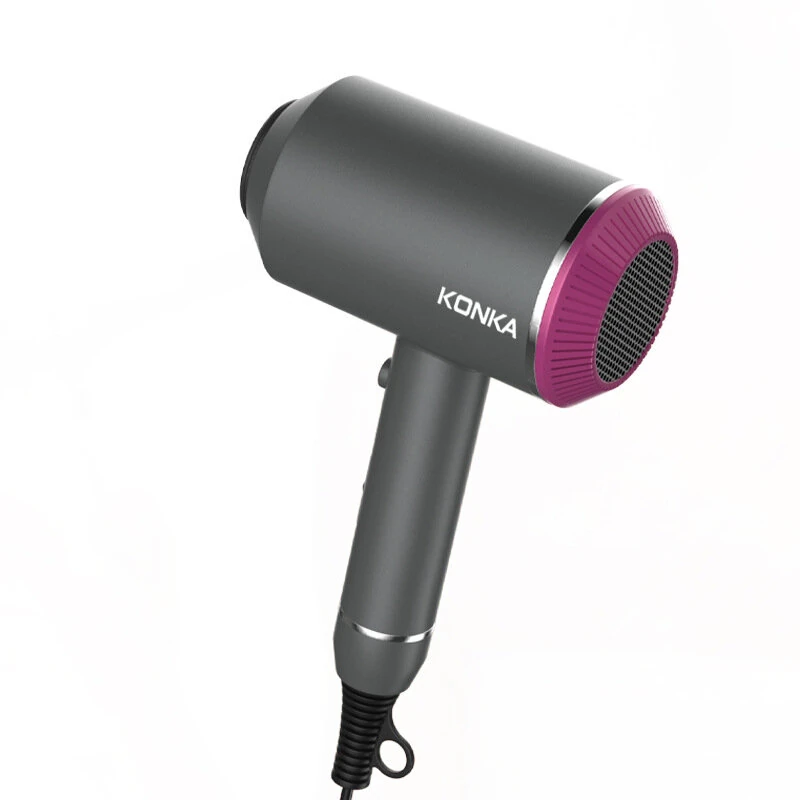 KONKA KG-1601 Hair Dryer 1600W 3 Drying Modes with Focused Airflow Nozzle Detachable Rear Cover 220V (image for) KONKA KG-1601 Hair Dryer 1600W 3 Drying Modes with Focused Airflow Nozzle Detachable Rear Cover 220V